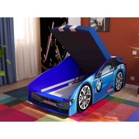 Кровать -машинка Elite BMW+матрас Viorina-Deko